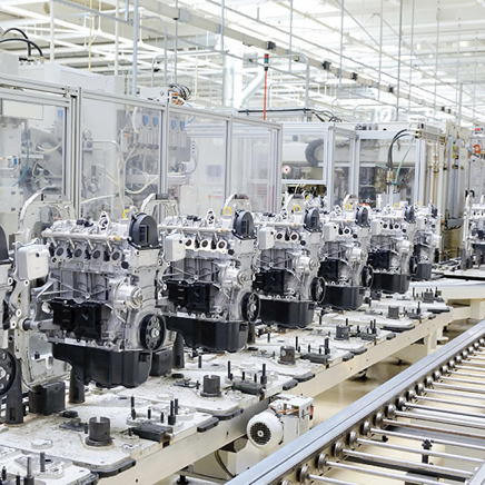 Industrial manufacturing unit