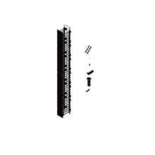Mighty Mo® 20 Vertical Manager with Cover - 6 in W x 8.62 in D for 7 ft MM20 racks