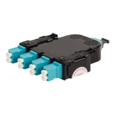 Infinium Ultra HDCA Cassette - 8 Fiber - LC Duplex to MPOM - OM4 - Universal Polarity - Ultra Low Loss