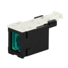 HDFM Fiber Module, MTP, Aqua, Black Housing