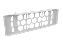 MM20 Horizontal 4-Post Front to Rear Rack Cable Manager - White