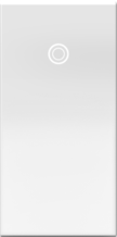 adorne® Paddle Switch, Half-Size, White, with Microban®
