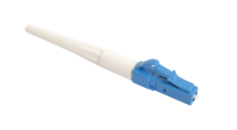 Infinium Fusion Splice-On Connector, LC, OS2,  white 900 micron boot, packaged in boxes of 6
