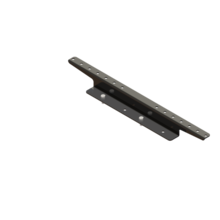 MM20 Cable Runway Mounting Bracket - 2 in H for the rear of MM20 4-Post racks - supports runway up to 24 in W - Black