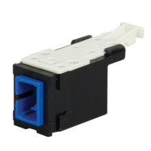 HDFM Fiber Module, SC, Blue Adapter, Black Housing
